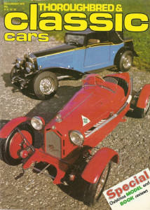 THOROUGHBRED & CLASSIC CARS 1978 DEC - LOTUS 23, MAJOR,ALPHA MONZA, ROLLS ROYCE